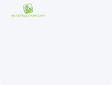 Tablet Screenshot of meinpflegedienst.com